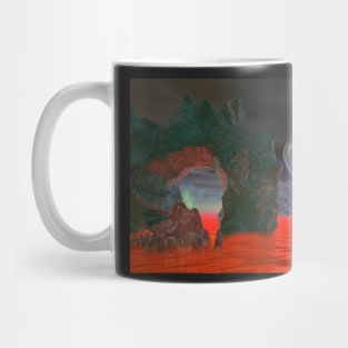 Fire and Ice - The Neon Sea of Arkadus Mug